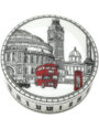 The London Icons Round Trinket Box **EDIT